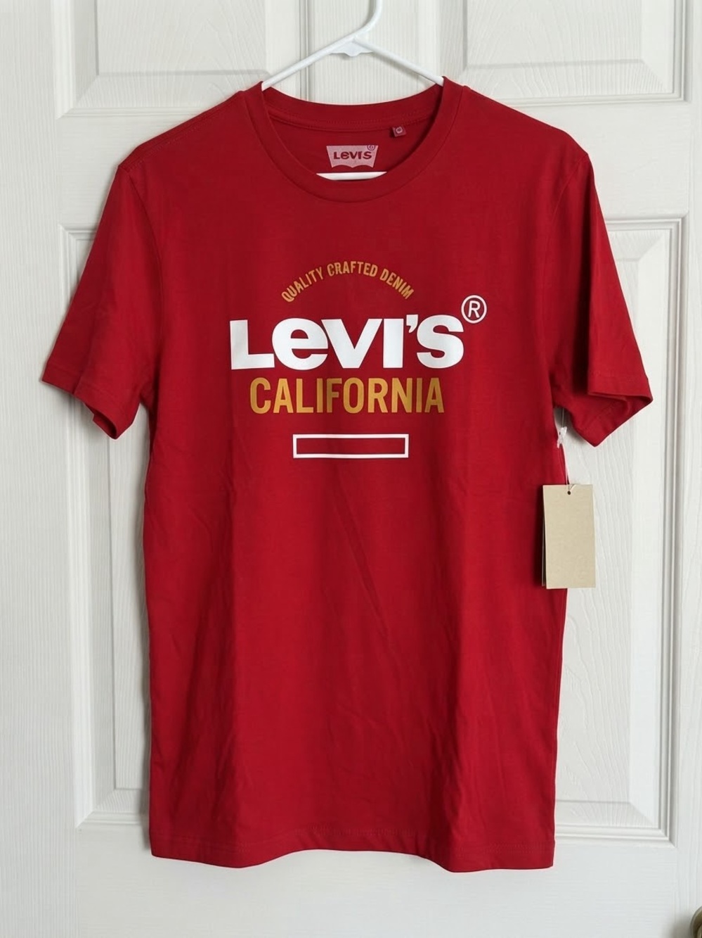 Levi's Red California Logo Short Sleeve Tee